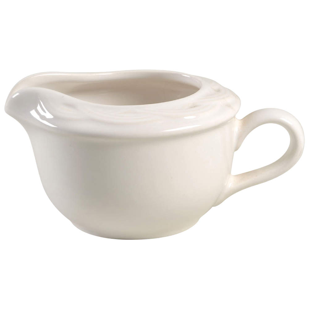 Acadia White Creamer by Pfaltzgraff-1