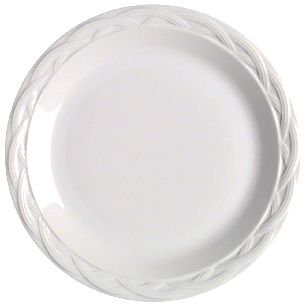 Acadia White Dinner Plate by Pfaltzgraff-1