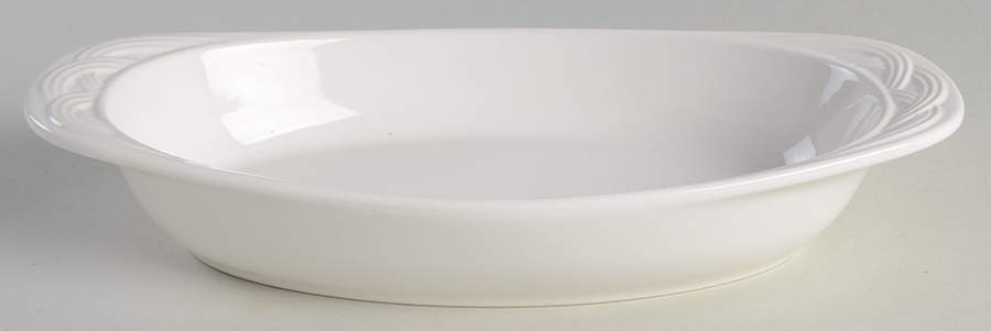 Acadia White 11" Augratin by Pfaltzgraff-1