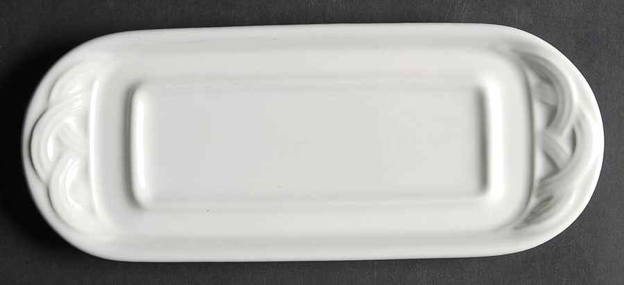 Acadia White 1/4 Lb Butter No Lid by Pfaltzgraff-1