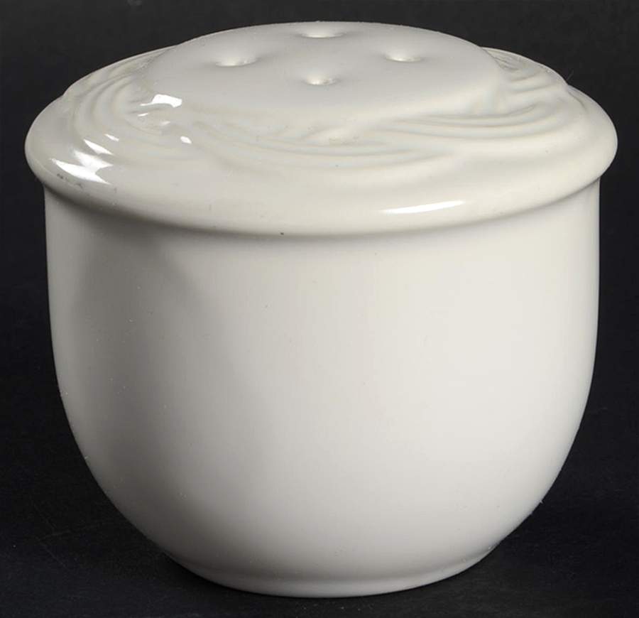 Acadia White Pepper Shaker by Pfaltzgraff-1