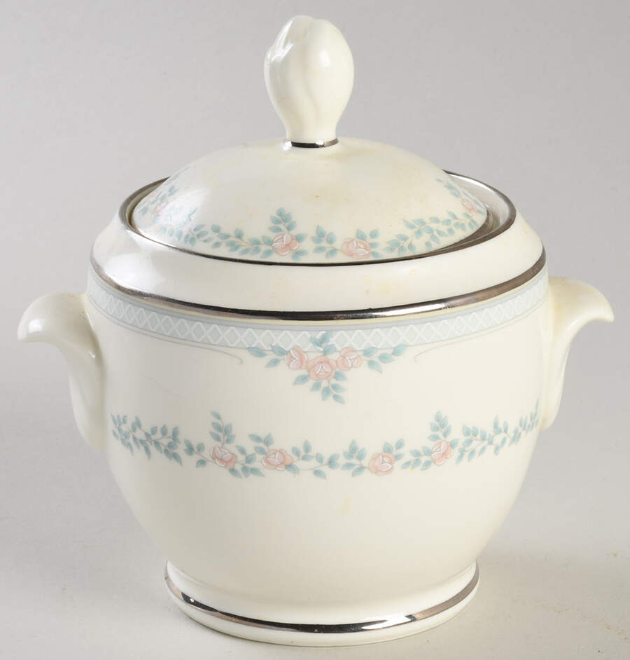 Alexandra Sugar Bowl & Lid by Pfaltzgraff-1