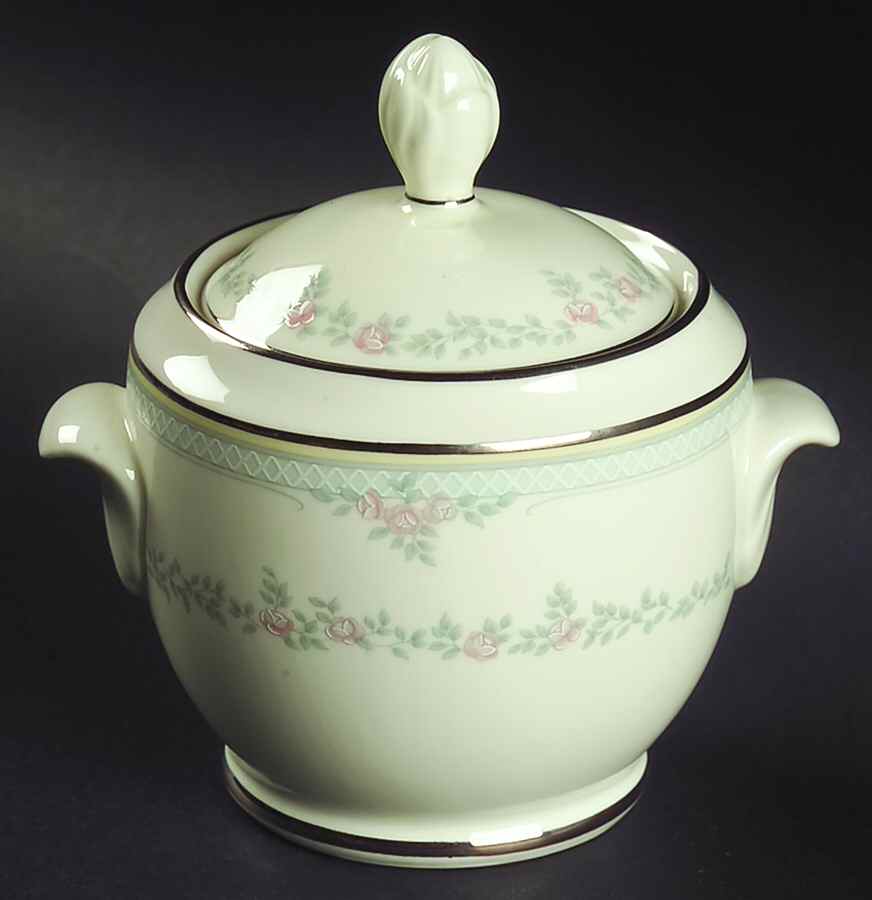 Alexandra Sugar Bowl & Lid by Pfaltzgraff-1