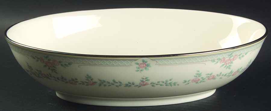Alexandra 10" Oval Vegetable Bowl by Pfaltzgraff-1