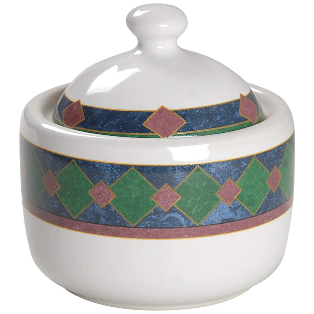 Amalfi Classic Sugar Bowl & Lid by Pfaltzgraff-1