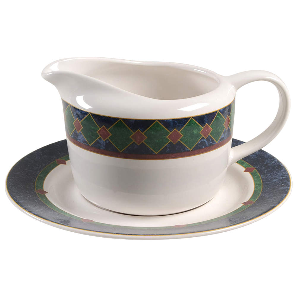 Amalfi Classic Gravy Boat & Underplate by Pfaltzgraff-1