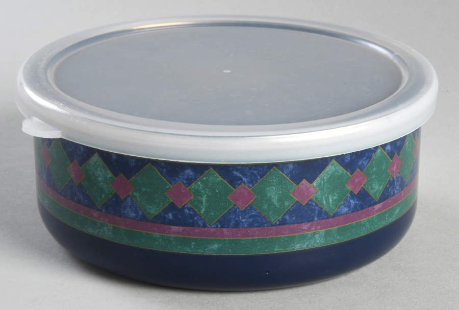 Amalfi Classic Bowl-Metal 5 3/4 W/Plastic Lid by Pfaltzgraff-1