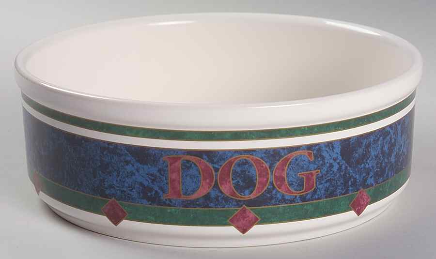 Amalfi Classic Dog Bowl by Pfaltzgraff-1