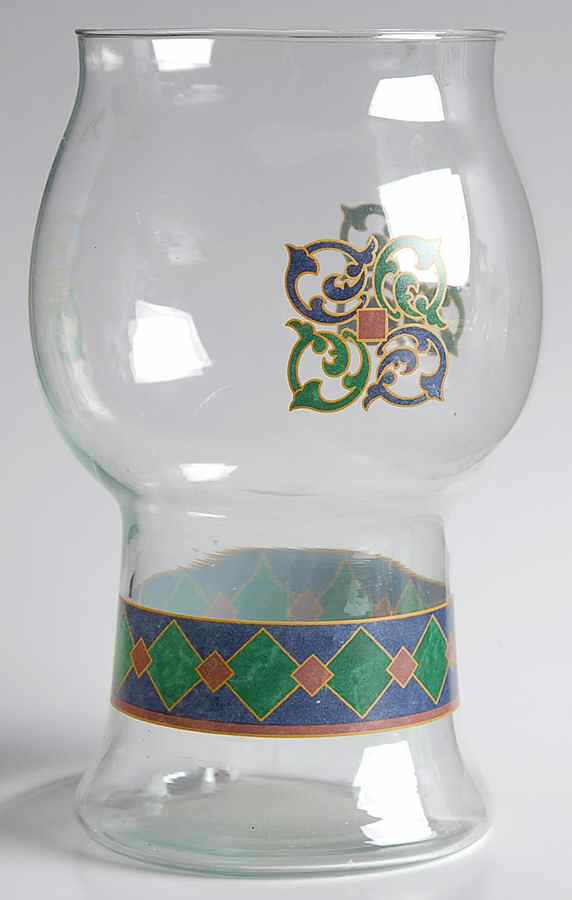 Amalfi Classic Glass Pillar Float Candleholder by Pfaltzgraff-1