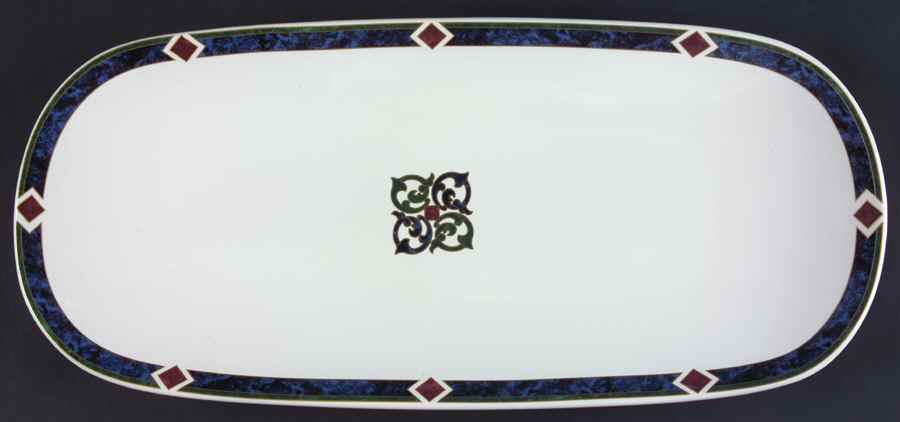 Amalfi Classic 16" Rectangular Serving Platter by Pfaltzgraff-1