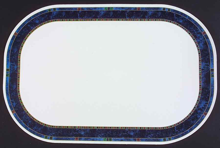 Amalfi Classic Reversible Vinyl Placemat by Pfaltzgraff-1