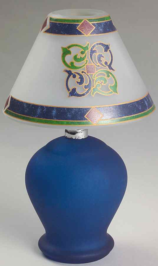 Amalfi Classic Tea Light Lamp & Shade by Pfaltzgraff-1