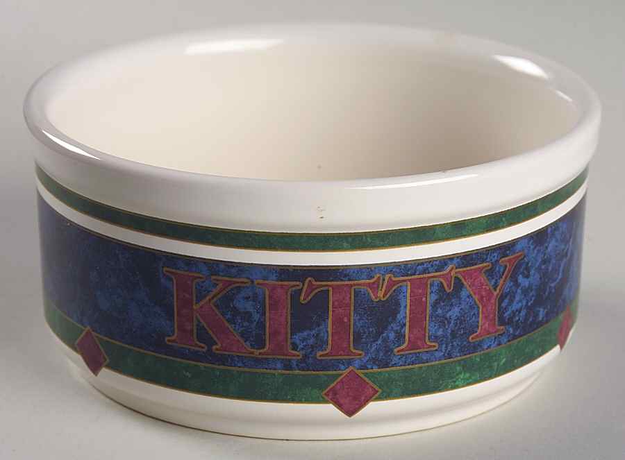 Amalfi Classic Kitty Pet Bowl by Pfaltzgraff-1