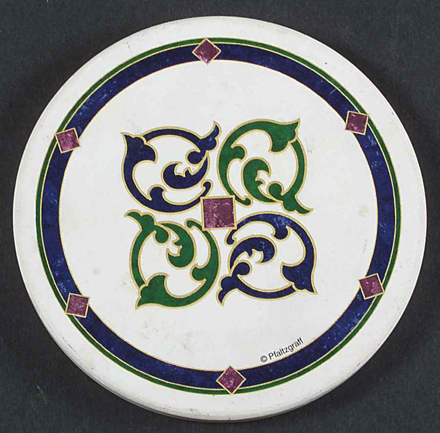 Amalfi Classic Round (Thirsty) Stone Coaster by Pfaltzgraff-1