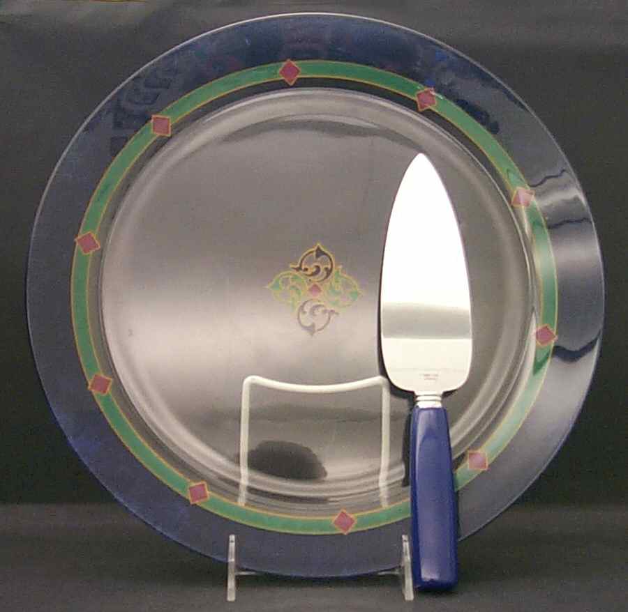 Amalfi Classic Glassware Cake Plate and Server by Pfaltzgraff-1