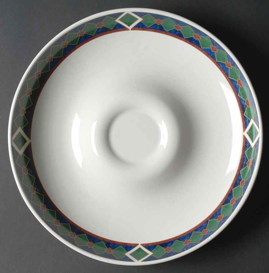 Amalfi Classic Chip Bowl/Plate for Chip & Dip Set by Pfaltzgraff-1