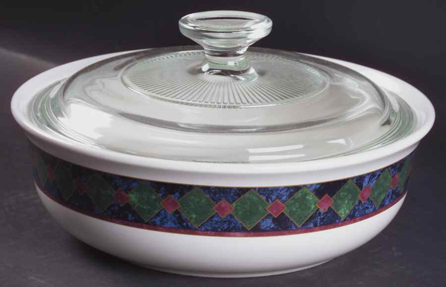 Amalfi Classic 1 Qt Round Covered Casserole by Pfaltzgraff-1