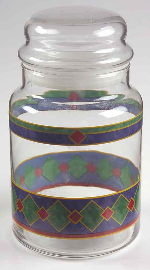 Amalfi Classic Glassware Candy Jar & Lid by Pfaltzgraff-1