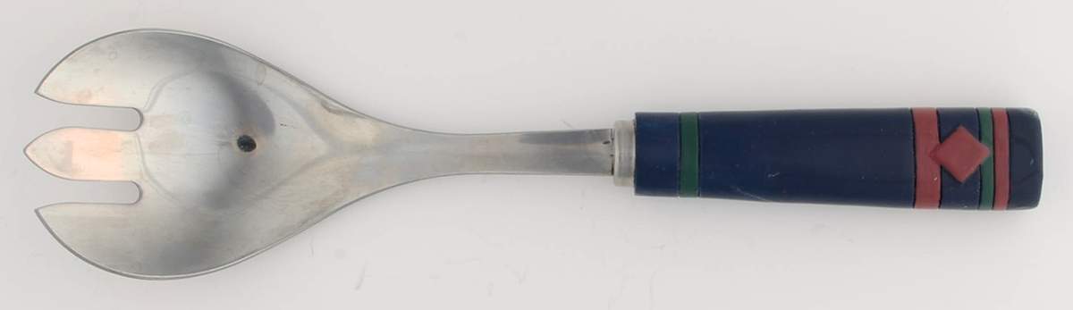 Amalfi Classic Salad Serving Fork-Plastic Handle by Pfaltzgraff-1