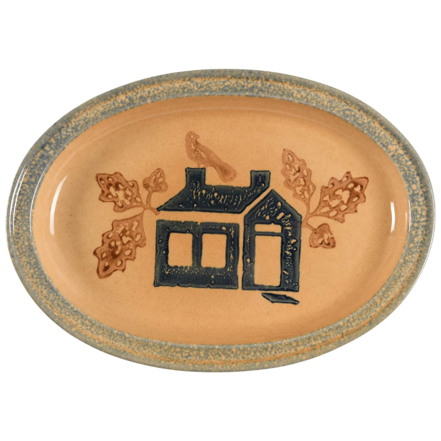 America (Discontinued 1989) 12" Oval Serving Platter by Pfaltzgraff-1