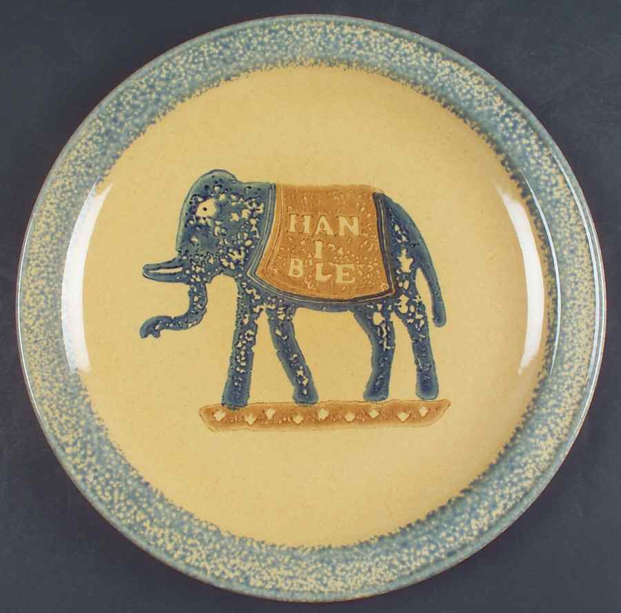 America (Discontinued 1989) Elephant Service Plate (Charger) by Pfaltzgraff-1
