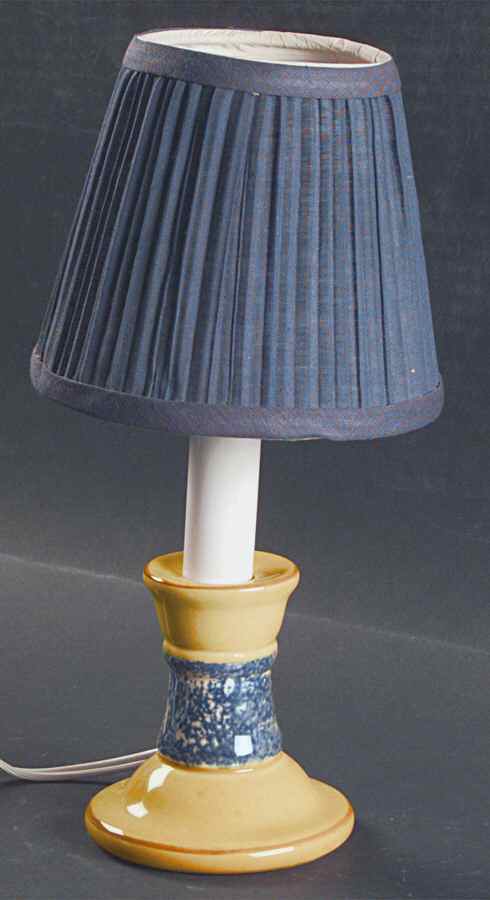 America (Discontinued 1989) Candlestick Lamp & Shade by Pfaltzgraff-1