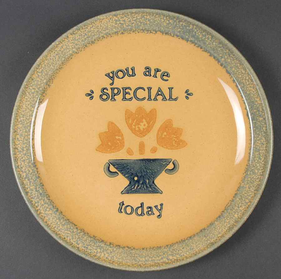 America (Discontinued 1989) "You Are Special" Dinner Plate by Pfaltzgraff-1