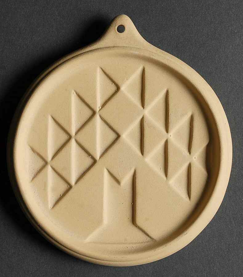 America (Discontinued 1989) Cookie Mold/Press by Pfaltzgraff-1