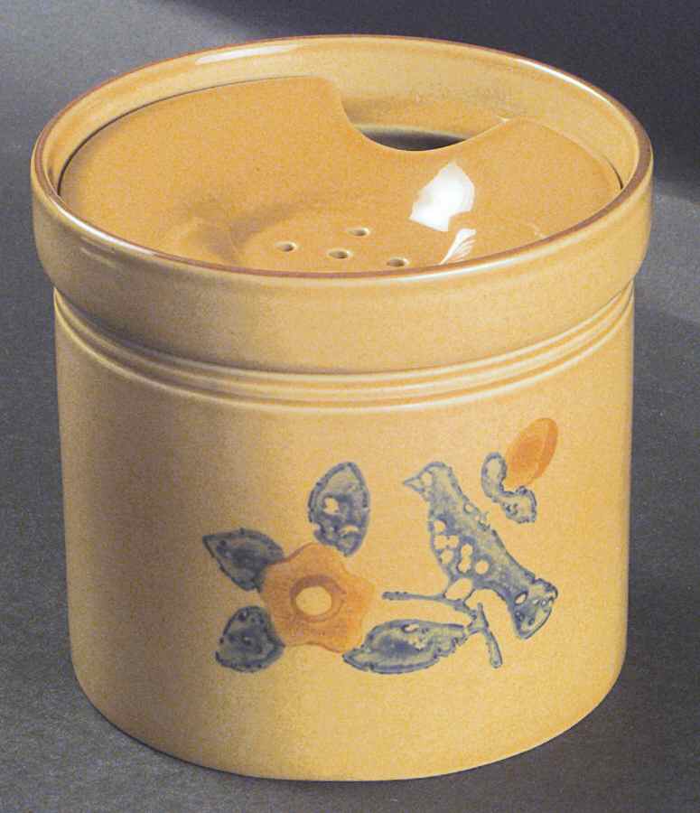 America (Discontinued 1989) Drip Jar w/Strainer No Lid by Pfaltzgraff-1