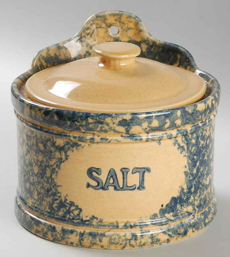 America (Discontinued 1989) Salt Box & Lid by Pfaltzgraff-1