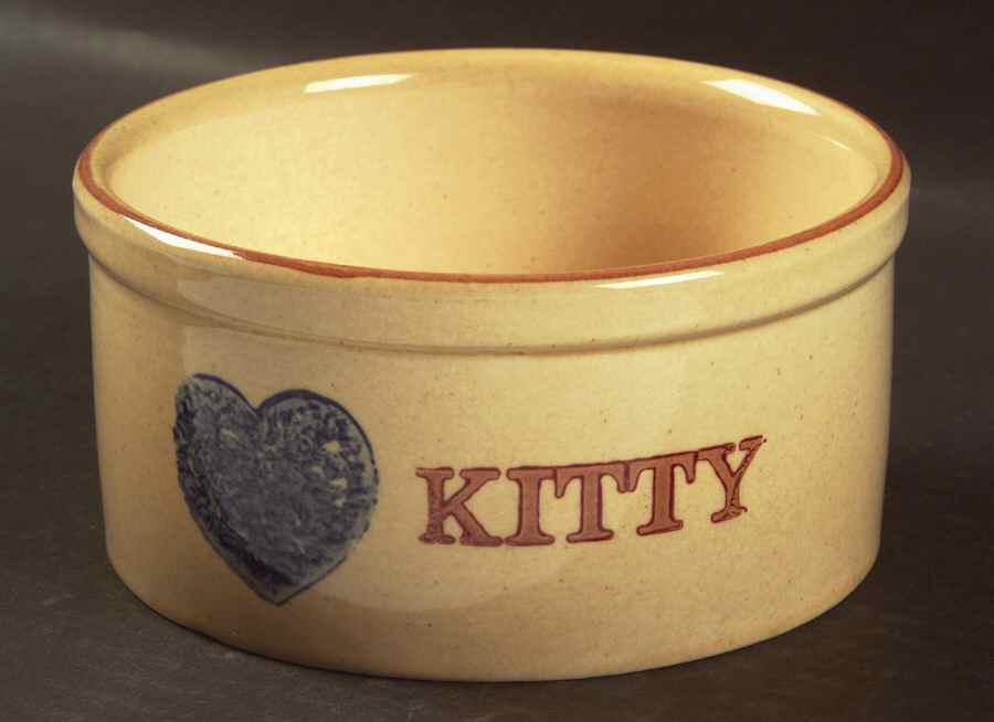 America (Discontinued 1989) Kitty Pet Bowl by Pfaltzgraff-1