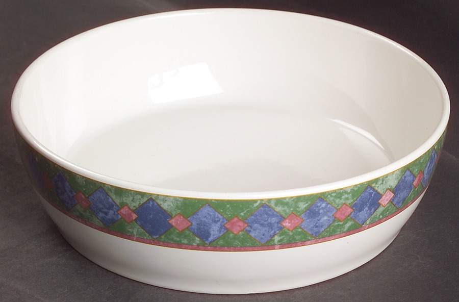 Amalfi Mediterranean 8" Round Baker by Pfaltzgraff-1