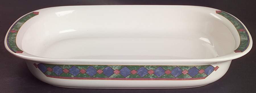 Amalfi Mediterranean 13"  Rectangular Baker by Pfaltzgraff-1