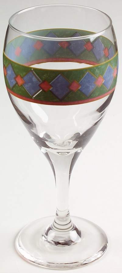Amalfi Mediterranean 10 Oz Glassware Wine Goblet by Pfaltzgraff-1
