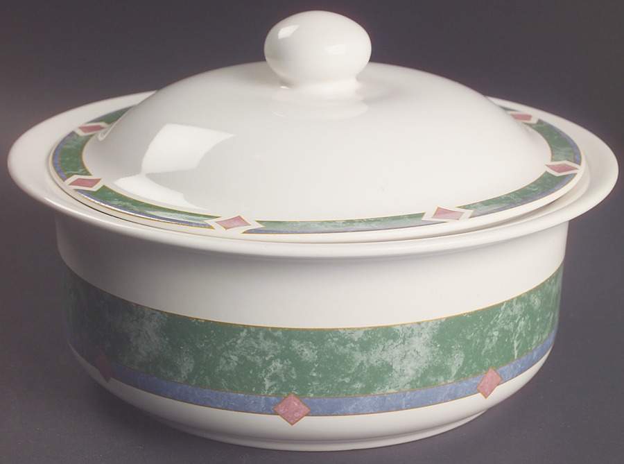 Amalfi Mediterranean 2.25 Qt Round Covered Casserole by Pfaltzgraff-1