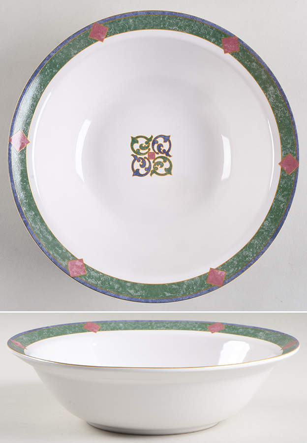 Amalfi Mediterranean 9" Round Vegetable Bowl by Pfaltzgraff-1