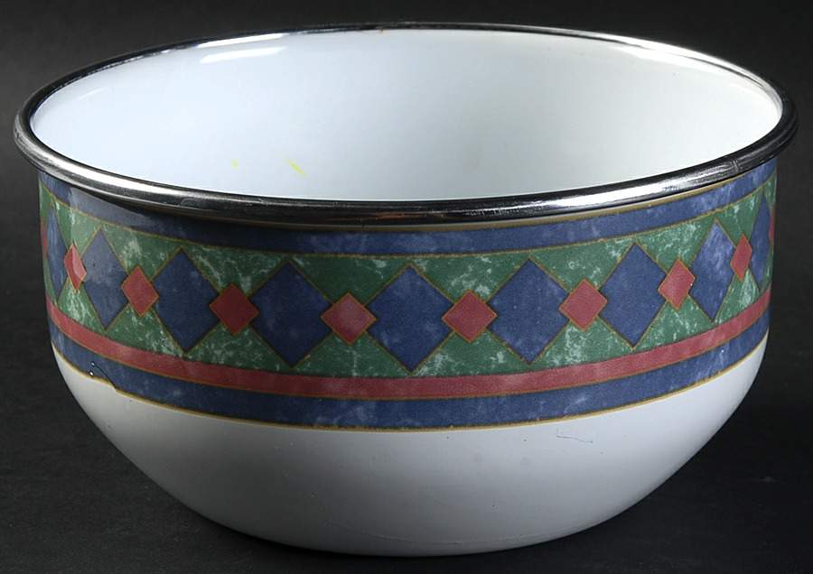Amalfi Mediterranean 5 3/4" Metal Bowl by Pfaltzgraff-1