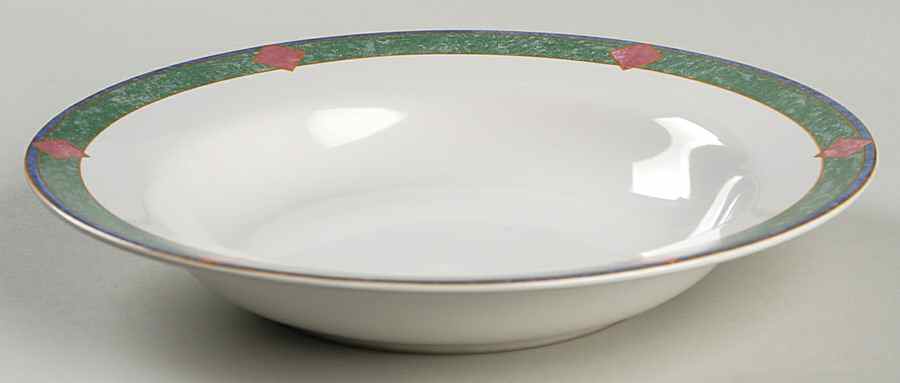 Amalfi Mediterranean Large Rim Soup Bowl by Pfaltzgraff-1