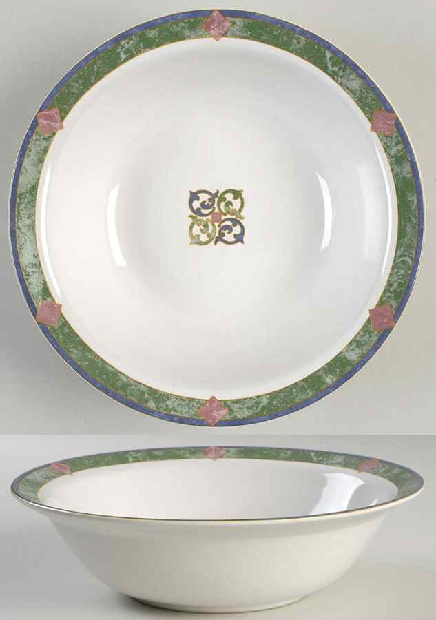 Amalfi Mediterranean 8" Round Vegetable Bowl by Pfaltzgraff-1