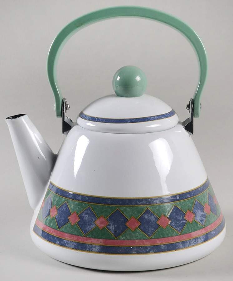Amalfi Mediterranean Metal Kettle & Lid by Pfaltzgraff-1