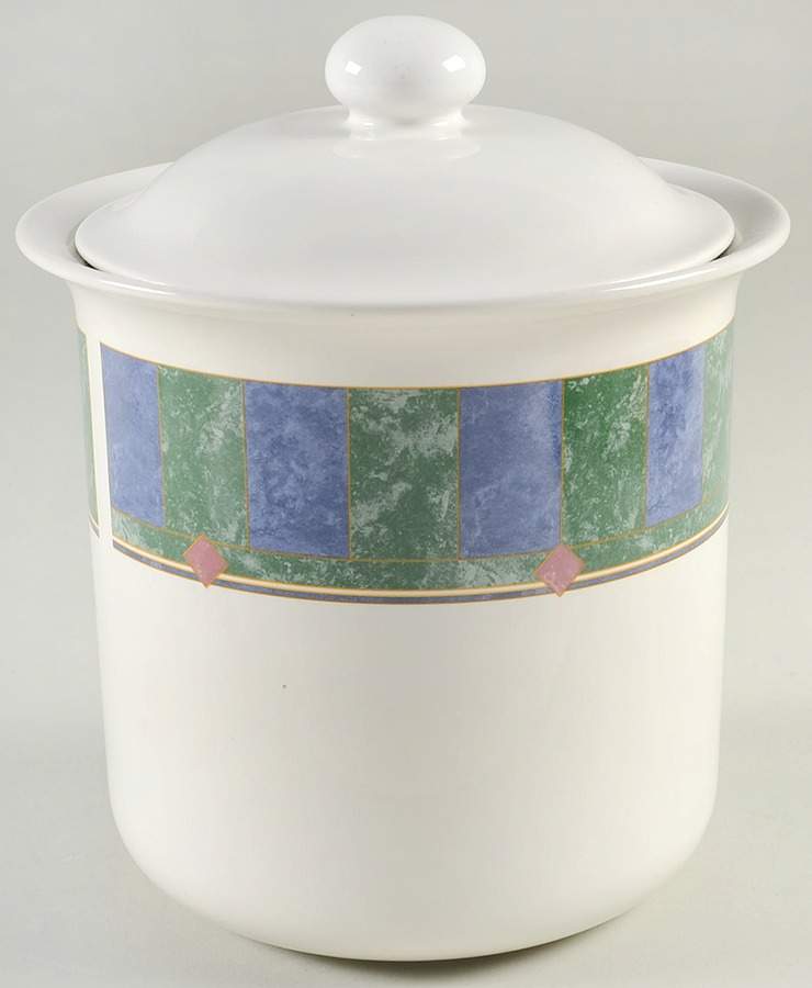 Amalfi Mediterranean Medium Canister & Lid by Pfaltzgraff-1