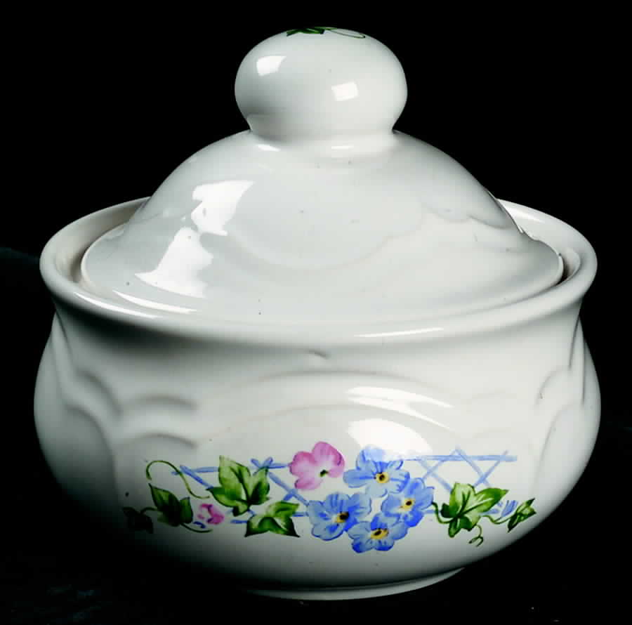 Annabelle Sugar Bowl & Lid by Pfaltzgraff-1
