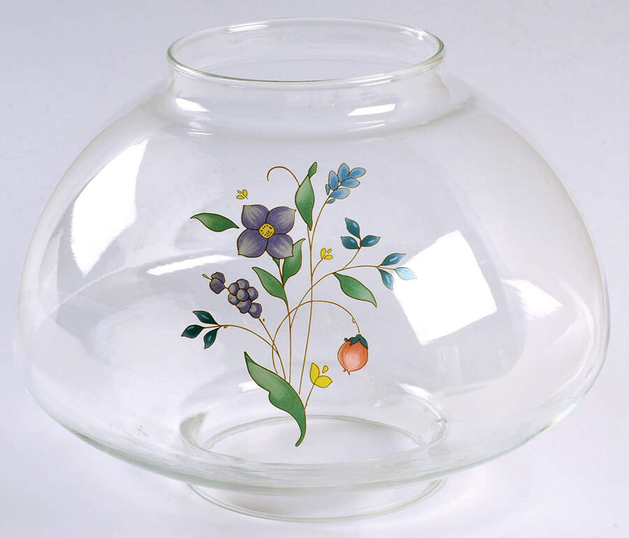 April Globe for Hurricane Lamp by Pfaltzgraff-1