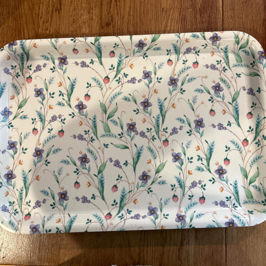 April 17" Rectangular Melamine Tray by Pfaltzgraff-1