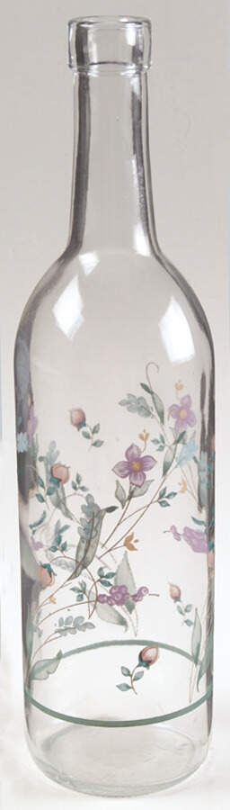 April Glassware Bottle No Stopper by Pfaltzgraff-1