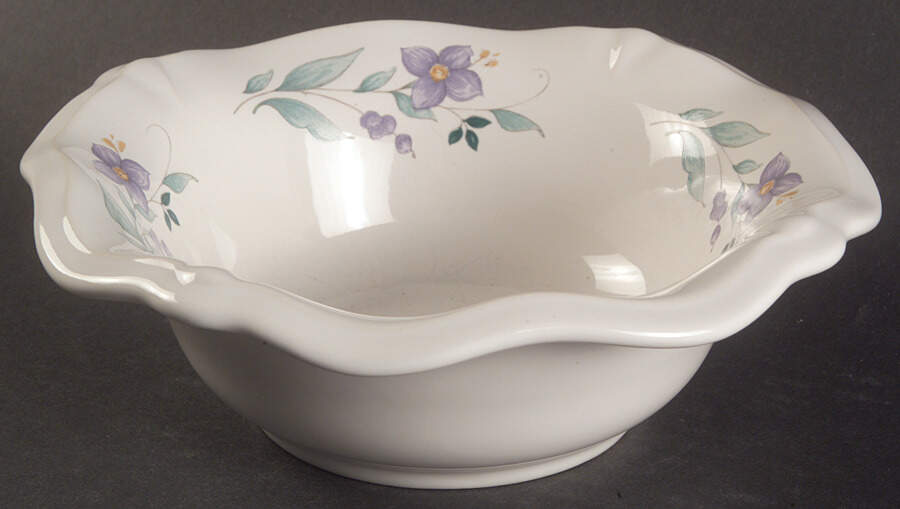 April Sculpted Chip&Dip Bowl by Pfaltzgraff-1