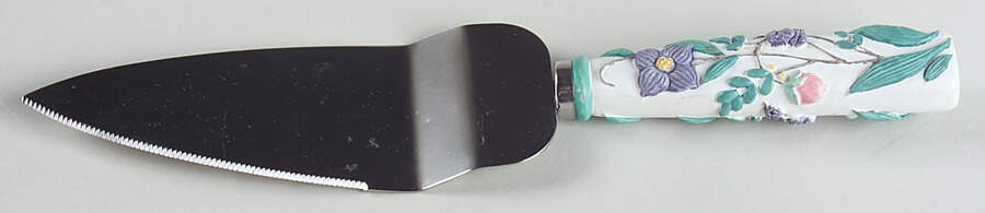 April Resin Handle Cake Server by Pfaltzgraff-1