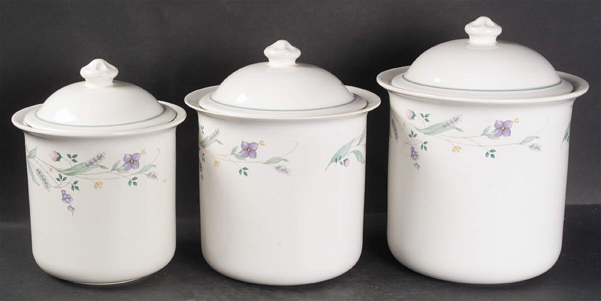 April (3 Piece) Canister Set (Box Set) by Pfaltzgraff-1