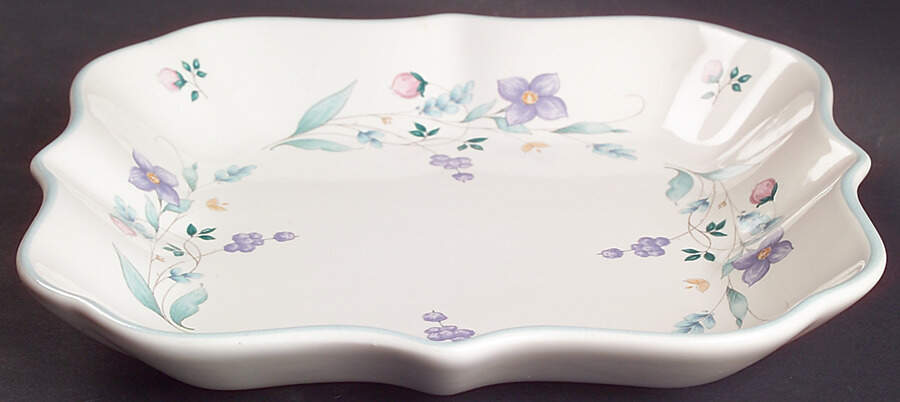 April 8" Square Fluted Dish by Pfaltzgraff-1