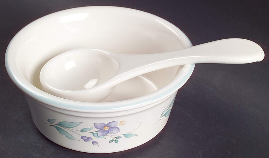 April Dip/Salsa Crock & Ladle by Pfaltzgraff-1